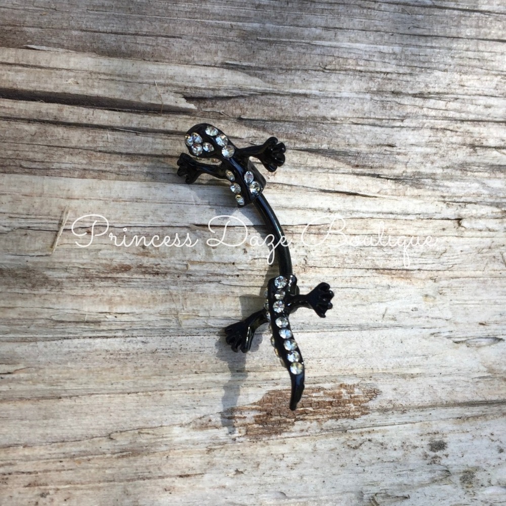 Cool Lizard Belly Button Navel Ring